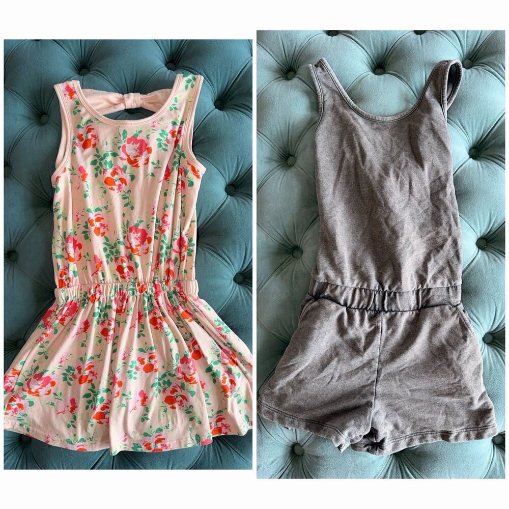 Girls Summer Dress/Romper Bundle size Medium 7/8